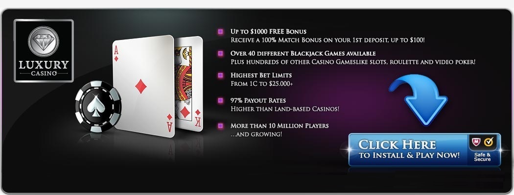 When playing online you can also download or go the blackjack no download